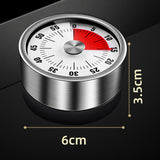 Kitchen Cooking Timer Clock Mechanical Counter 60 Minutes Timer Style 3