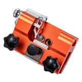Portable Hand Crank Chainsaw Chain Sharpening Tool Set with 3 Grinding Heads