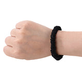 4 PCS 19 Momme Mulberry Silk Scrunchies Elastic Hair Ties for Women