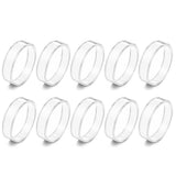 10 PCS Clear Silicone Ring Protectors Compatible With Oura Ring 5