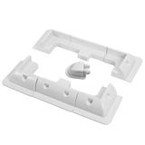 7PCS Solar Panel Corner Mounting Brackets Kit Vehicle Roof Mount Caravan Boat RV White