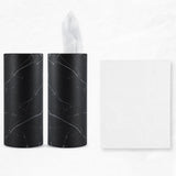 6Pcs Set Cylindrical Car Tissue Holders with Tissue Travel Tissue Box