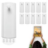 10 PCS Self Adhesive Sawtooth Picture Hangers for Smooth Frames