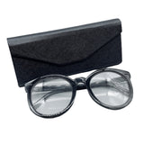 Foldable Glasses Case PU Portable Sunglasses Case Magnetized Hard Folding Case