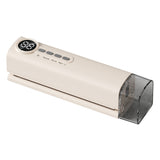 62kPa Vacuum Sealer Machine Compact Vacuum Sealer for Dry and Wet Food White