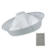 Foldable Hair Cutting Cape with Carrying Bag for Home and Barbershop
