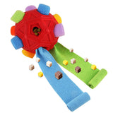 Dog Snuffle Ball Slow Feeder Puzzle Toy for Treats and Snacks Red