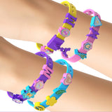 DIY Friendship Bracelet Making Kit with Stickers – Wristband Craft Kit for Girls