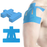 20PCS Precut Shoulder Kinesiology Tape – Elastic Sports Support Tape Blue