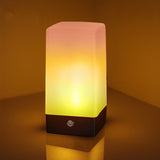 Square Retro LED Night Light Bedside Lampfor Living Bedroom Bathroom Hallway