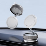 Foldable Vacuum Suction Car Phone Holder Adjustable Phone Holder Mount for Car White