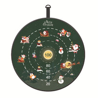 72cm Christmas Dart Board Game Set for Kids Xmas Board Game Toy with 12Pcs Sticky Balls Style 2