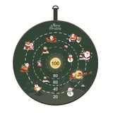 72cm Christmas Dart Board Game Set for Kids Xmas Board Game Toy with 12Pcs Sticky Balls Style 2
