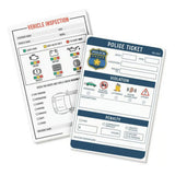 8 PCS Theme Pretend Play Notepads Imaginative Play Notebooks for Boys Girls