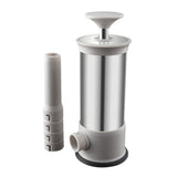 Sausage Machine Meat Filler Stuffer Funnel Hand Operated with 4 Tubes