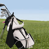 2Pcs Microfiber Golf Towels with Club Brush Waffle Pattern Fishing Towels