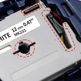 12mm Label Maker Tape Compatible with Brother MK231