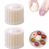 2PCS 2-in-1 Double-Sided Sunflower Cookie Stamp Pastry Mold for Baking Biscuits