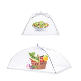 6 PCS Reusable Mesh Food Covers Foldable with Storage Bag for Picnic