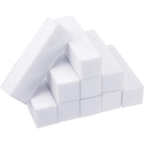 10Pcs 150 Grit Acrylic Nails Gel Polish Nails for Acrylic and Gel Nails White