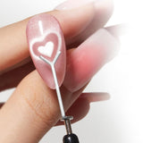 3-in-1 Nail Art Pen Set Double Head Cats Eye Effect Manicure DIY Tool