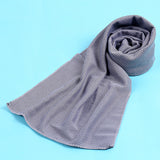 6Pcs Instant Cooling Towel Outdoor Chilly Cool Towel for Cycling Jogging Gym Sports Light Grey