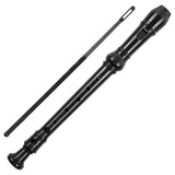 ABS 8-Hole Descant Soprano Recorder for Beginners Black