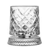 270ml Rotating Whiskey Glass Transparent Spinning Whiskey Tumbler for Home Bar Party Style 2