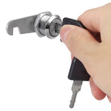 4 Pcs Cam Lock with Keys Door Barrel Drawer Cabinet Mail Box Cupboard Locker