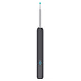 Visual Wax Removal Tool Kit with 3.3mm Camera HD Ear Scope Otoscope with Light Black