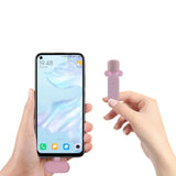 2.4G Wireless Lavalier Microphone Plug and Play Mic for Android iPhone iPad Vlog Live Stream Pink