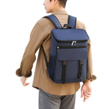 Portable Insulated Backpack Leak Proof  Camping Cooler Bag Blue