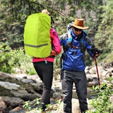 Hi-Visibility Backpack Rain Cover with Reflective Strip Waterproof Backpack Cover Green
