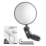 1 PC Adjustable Handlebar Bike Mirrors – Rearview for Mountain & Road Bikes