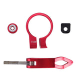 2PCS Bicycle Seat Clamp Alloy Quick Release Road Post MTB Bike Saddle Red