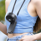 Handheld Foldable High-Speed Fan – Portable for Travel Outdoor Home and Office Dark Gray