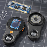 Handheld Macro Digital Microscope Fixed Focus Portable 500X Magnifying Glass Compatible with Windows/Mac OS Black