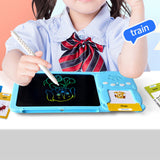 Talking Flash Cards Toy with 510 Words and Drawing Tablet for Boys and Girls Blue