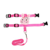 4Pcs Adjustable Bunny Rabbit Harness and Leash Set Small Pet Cute Vest Harness Leash for Bunny Small Pets