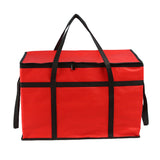 Extra Large Insulated Cooler Bag Foldable Food Delivery Bag Thermal Tote for Catering Picnic Camping Red
