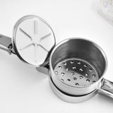Manual Potato Ricer Juicer Stainless Steel with 3 Interchangeable Discs