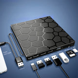 External DVD Drive 7-in-1  USB3.0 CD Burner Writer Disk Drive