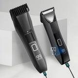 Electric Grooming Shaver Set with LED Display for Beard Body & Nose Hair
