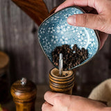 Manual Wooden Salt Grinder Adjustable Pepper Mill Shaker Wood Color