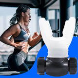 Portable Adjustable Breathing Trainer Lung Respirator Fitness Equipment White