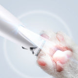 2 in 1 Dog Clippers for Grooming Dog Paw Trimmer with Nail Grinder for Dogs Paws