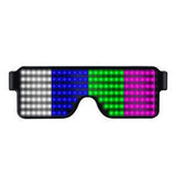 LED Light Up Glasses with 10 Dynamic Patterns for Party and Rave Multicolor