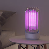 2-in-1 Electric Mosquito Zapper Lamp USB Powered Mosquito Killer Night Light White