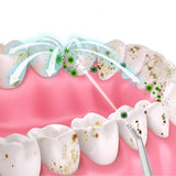 Cordless Water Flosser Portable 3-Mode Teeth Cleaner Rechargeable Oral Irrigator with 4 Jets White