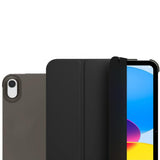 Tri-Fold Smart Cover Auto Wake Sleep Compatible Case for iPad 10th 11th Gen A16 Black